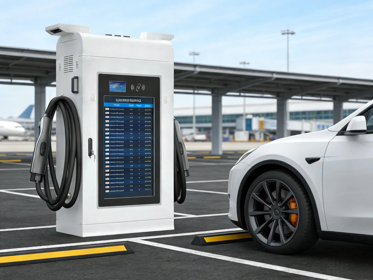 MAXPOWER 360 kW DC EV Charger with Digital Signage