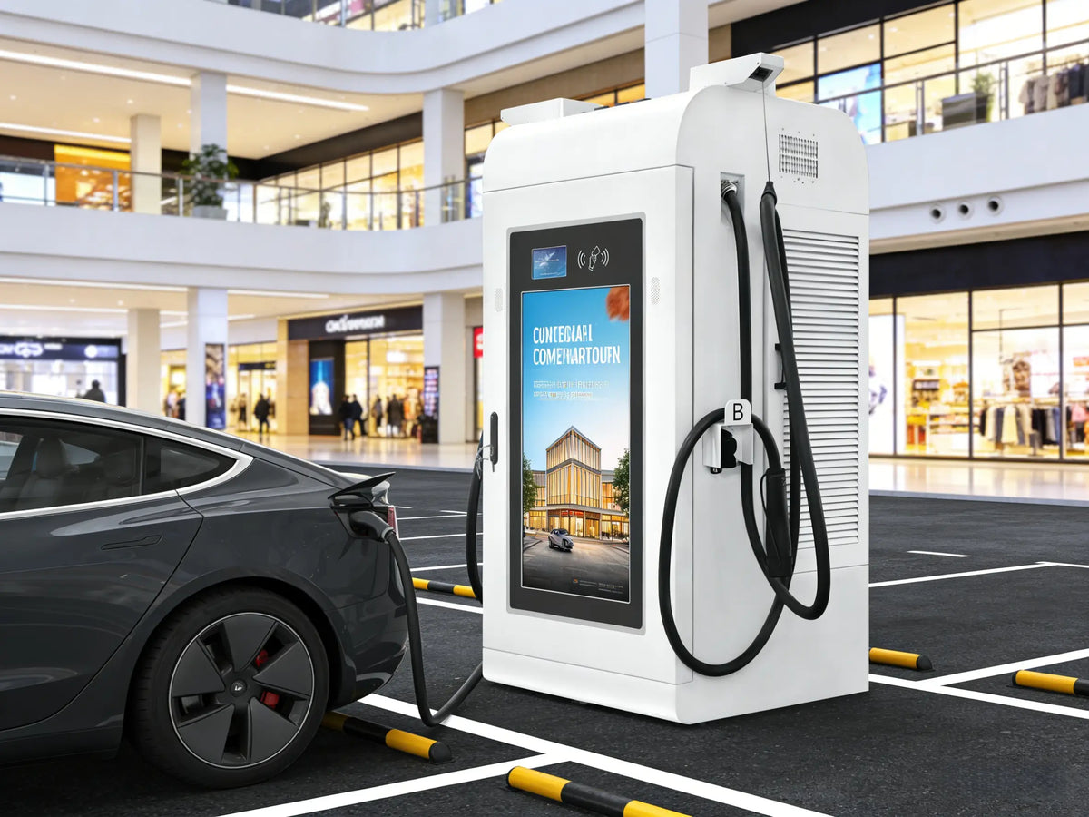 MAXPOWER 360 kW DC EV Charger with Digital Signage