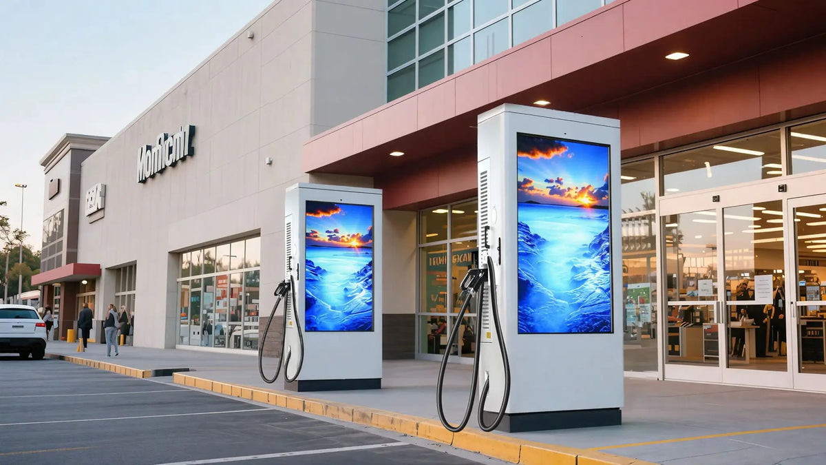 MAXPOWER 360 kW DC EV Charger with Digital Signage